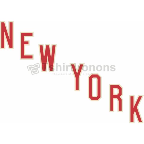 New York Rangers T-shirts Iron On Transfers N238